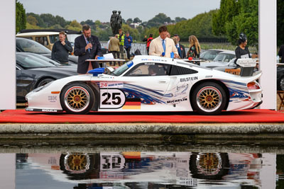 The Porsche 911 GT1 N°25 finished 2nd at 1998 Le Mans 24 Hours when sister car N°26 won the race.